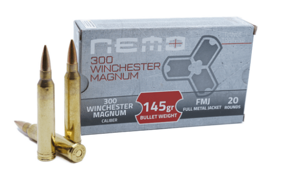 o Arms By PPU .300 Win Mag 145gr FMJ Ammo