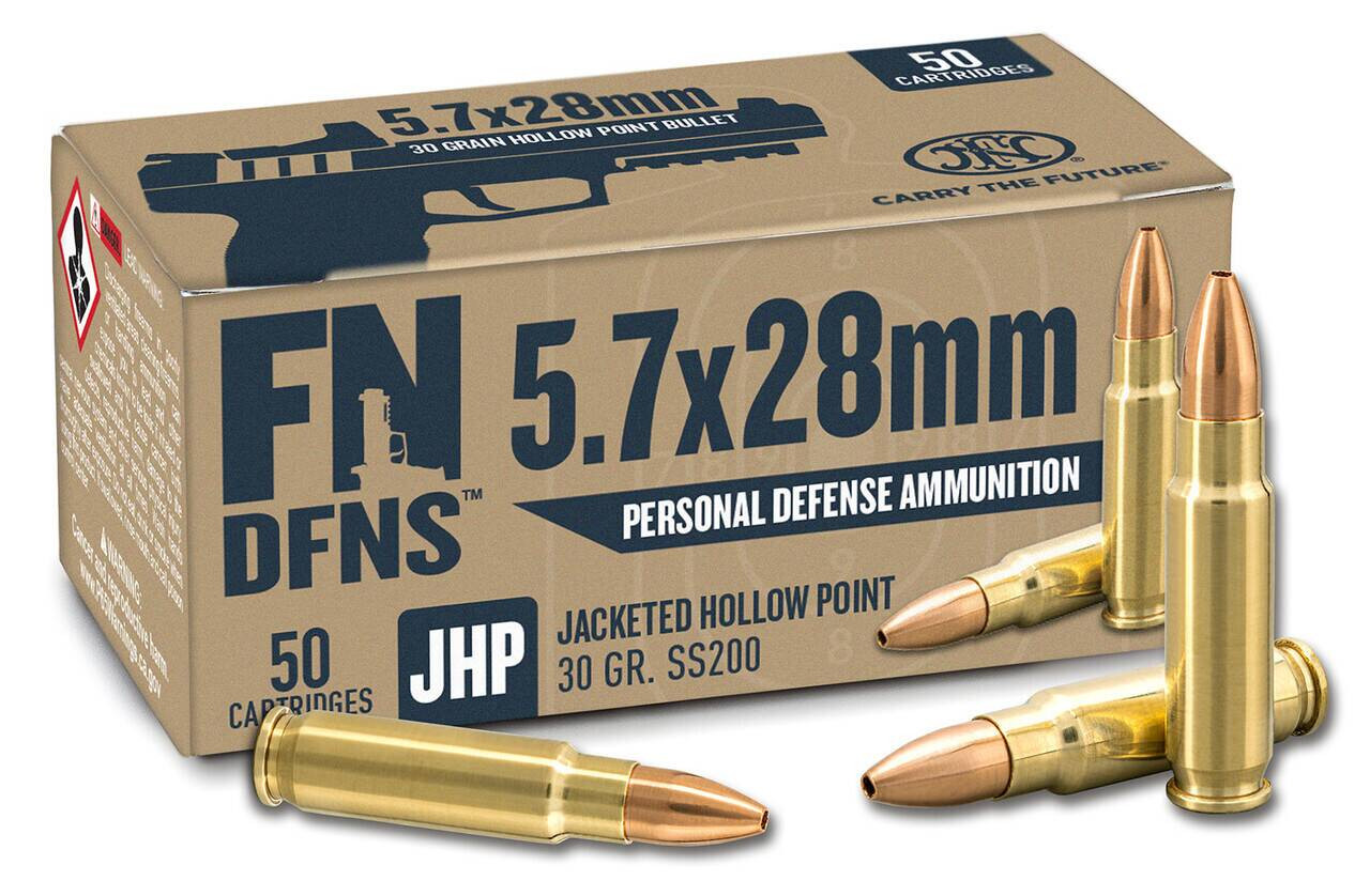 America Personal Defense 5.7X28MM 30 Grain Jacketed Hollow Point 50 Round Box 10700030 Ammo