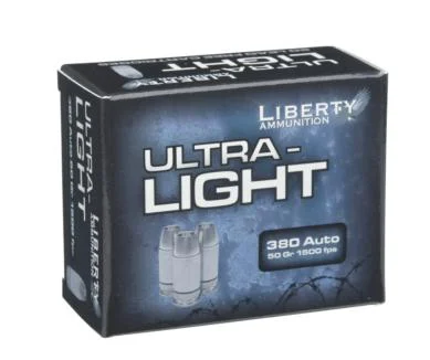 ERTY ULTRA LIGHT 380 ACP 50GR COPPER HP 20RD 10BX/CS Ammo