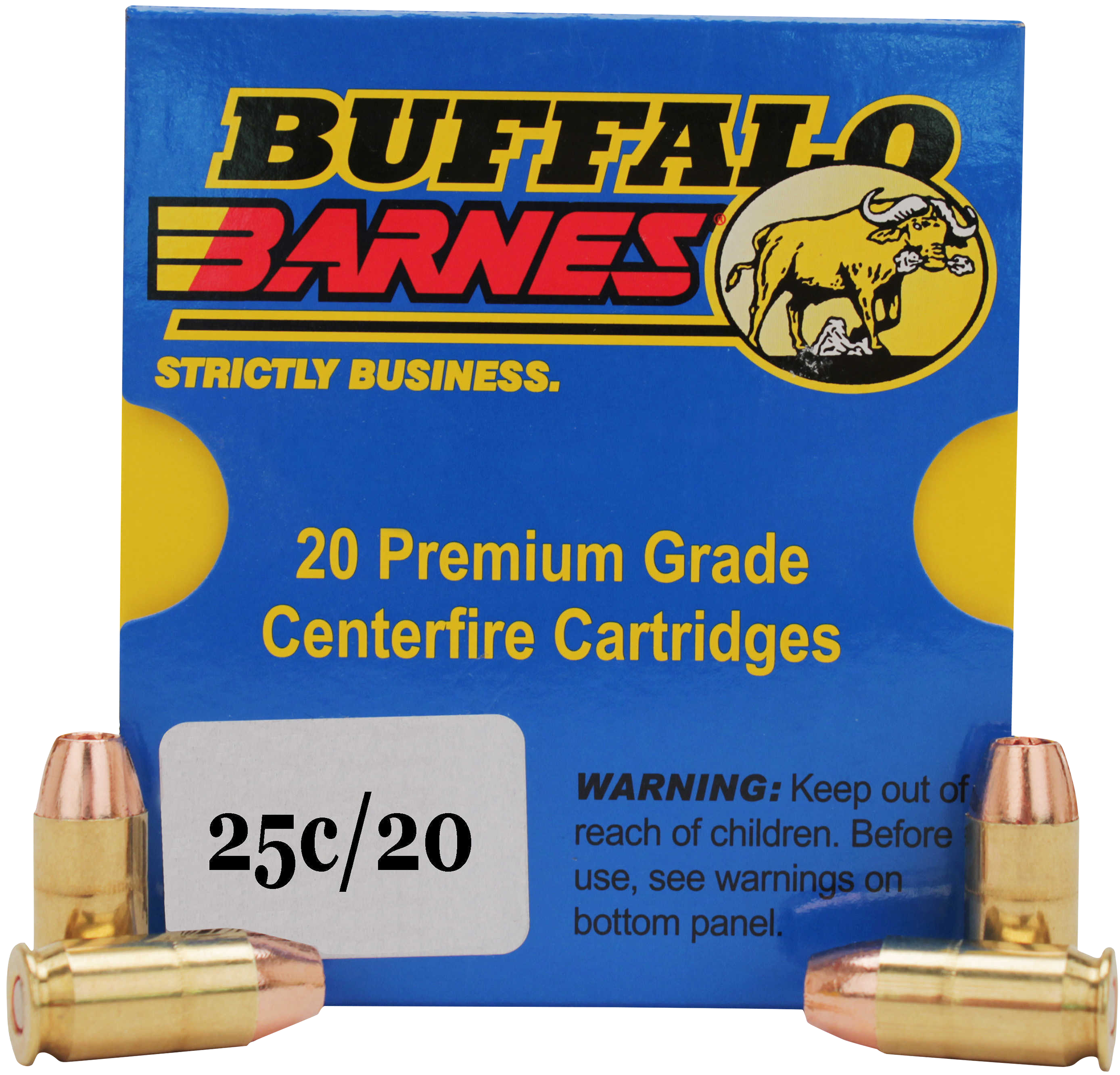 falo Bore Ammunition 25C20 Buffalo-Barnes Strictly Business 357 Sig 125 Gr Barnes TAC-XP Lead Free 20 Per Box/ 12 Cs Ammo