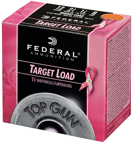 eral Top Gun Pink Edition Load 12 Gauge (12 Ga.) 2.75 In. 1 1/8 Oz. 8 Shot 25 Rd. Ammo