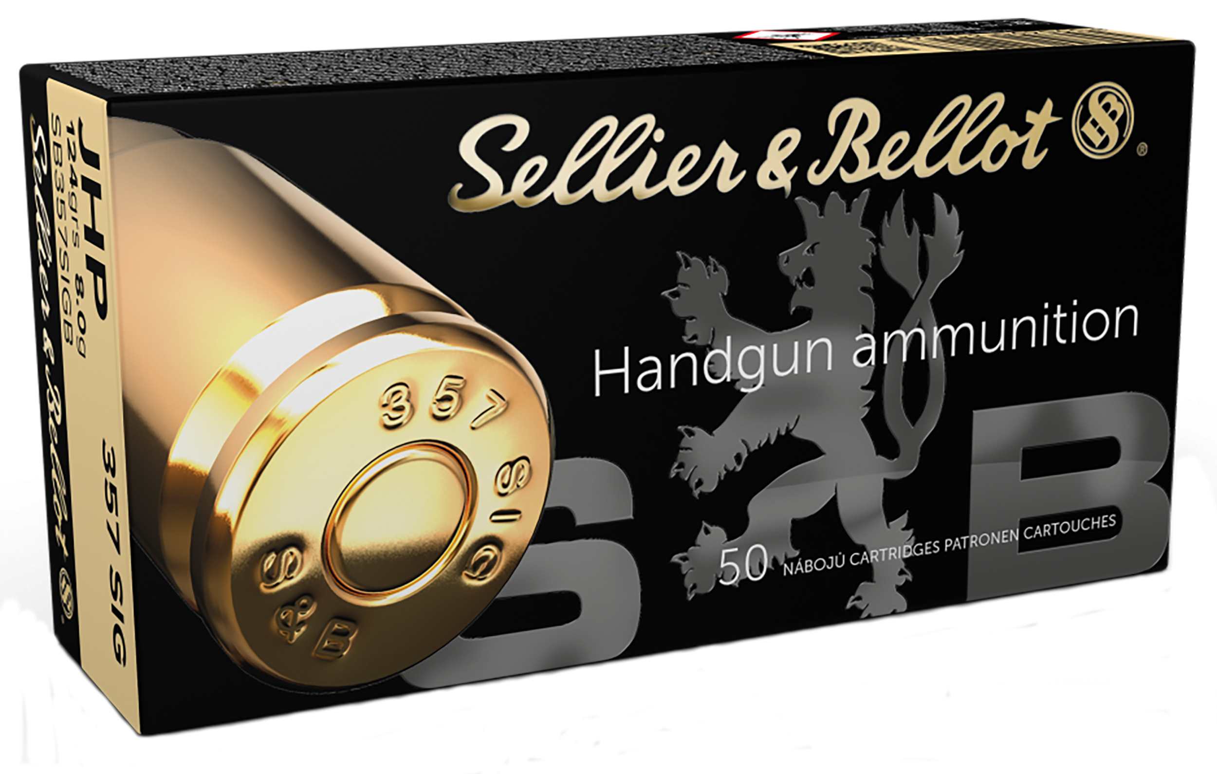 lier & Bellot SB357SIGB Handgun Defense 357 Sig 124 Gr Jacketed Hollow Point (JHP) 50 Per Box/ 20 Cs Ammo